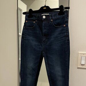 MOUSSY VINTAGE DARK BLUE JEANS